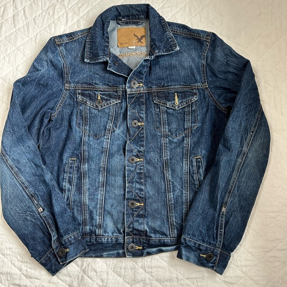 American Eagle Outfitters Classic Blue Denim Jacket